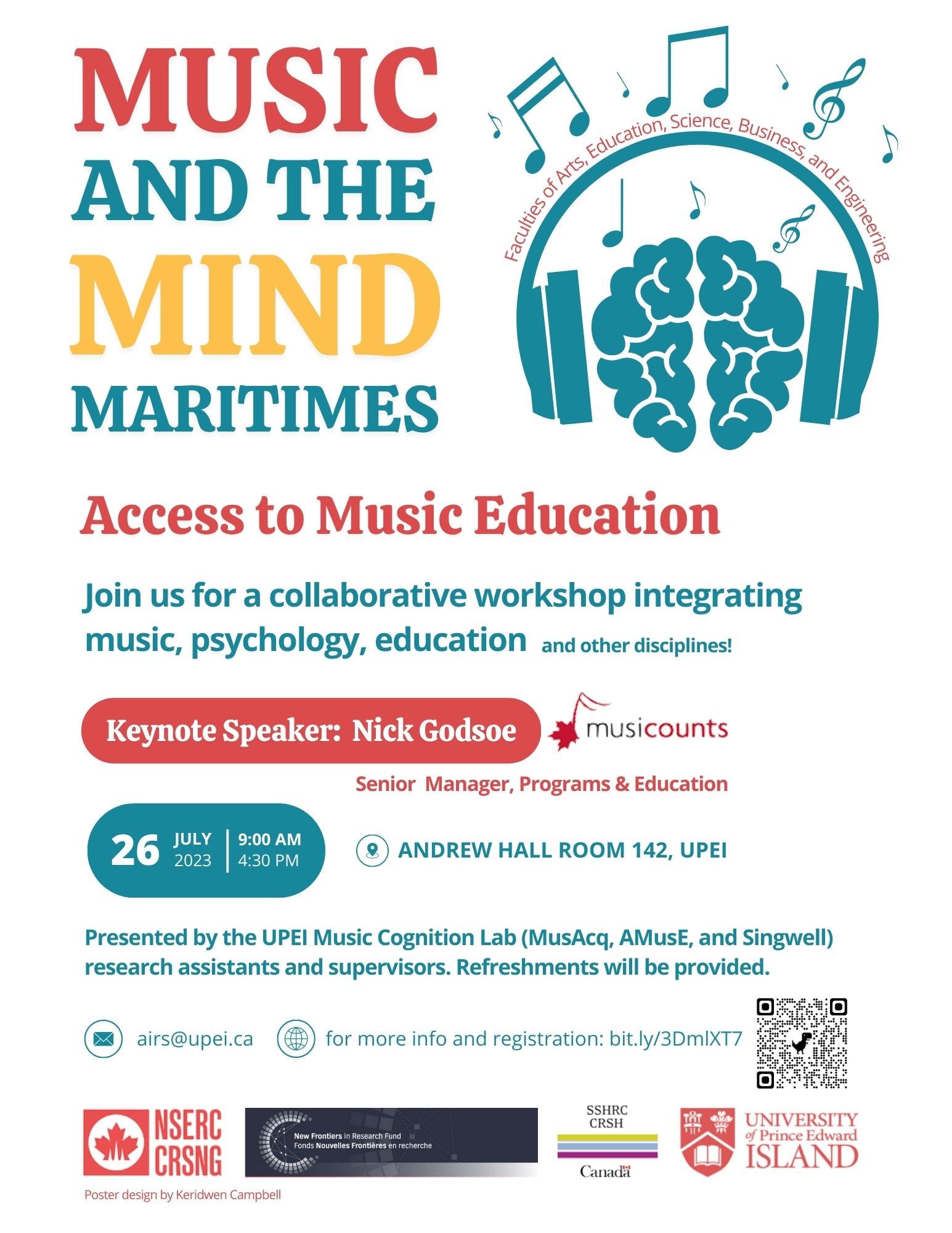 Music and Mind: Maritimes 2023 Poster